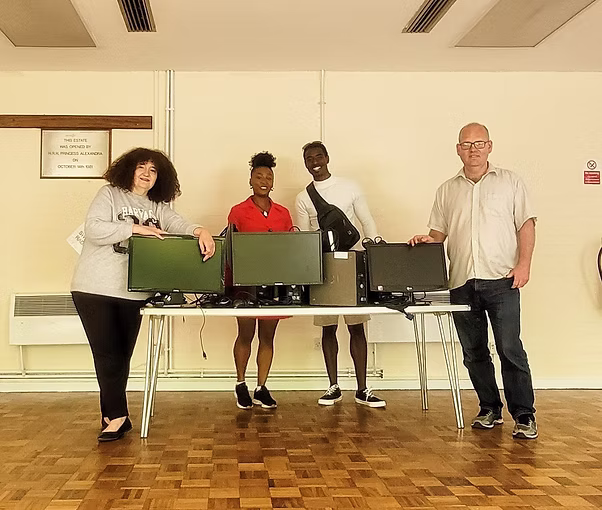 Catbytes CIC donates computers — the ICT room is born