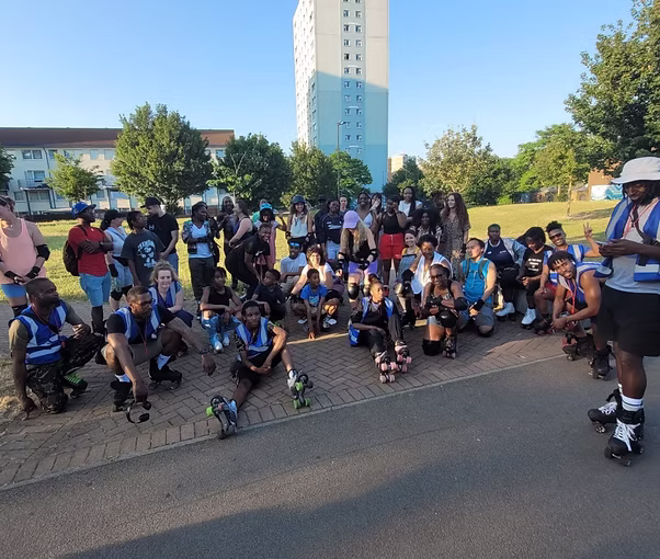 Street Skate Support Group — 50+ skaters every week